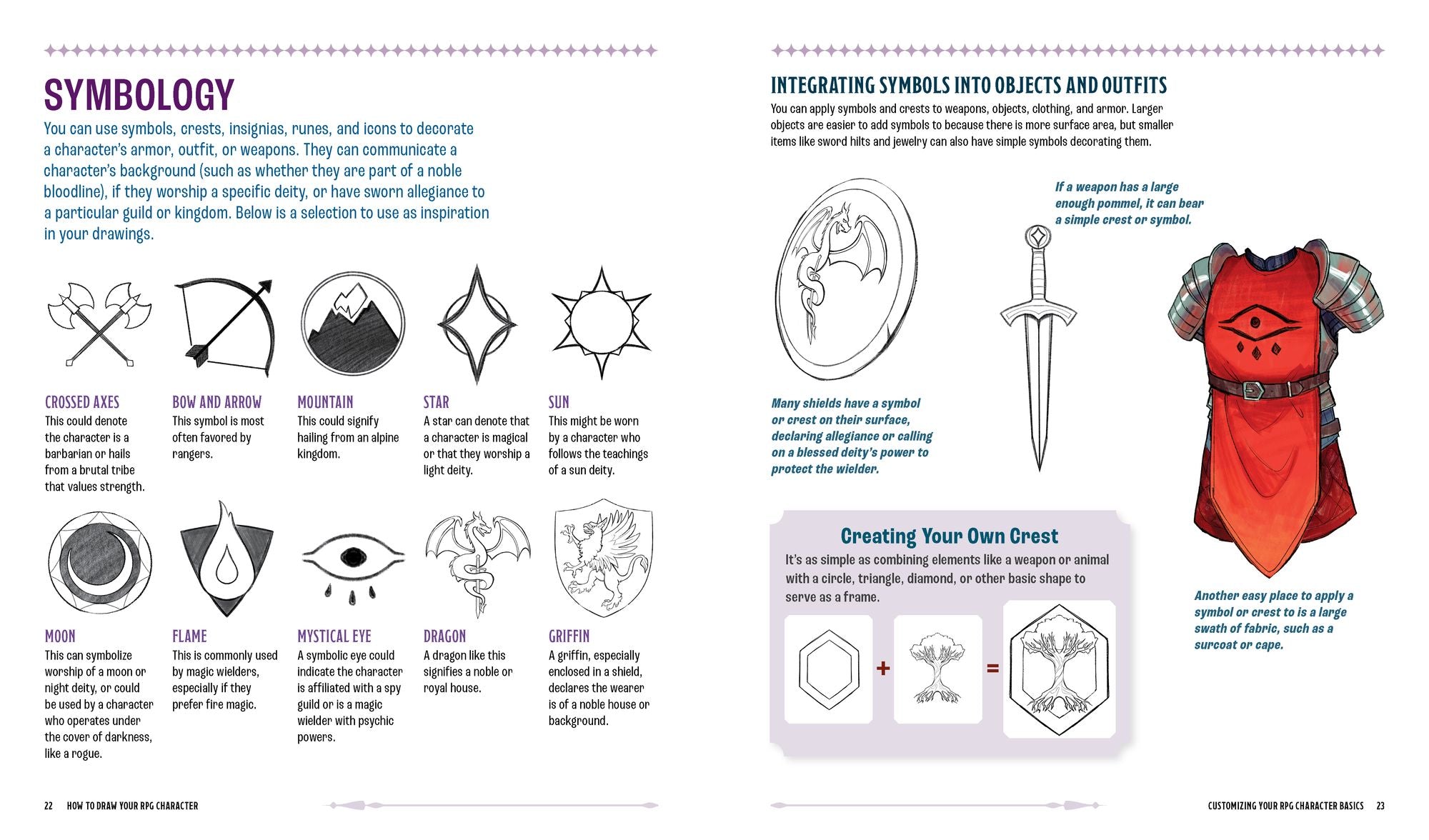 How to Draw Your RPG Character: Armor, Weaponry & Creature Companions - Guide to Drawing Clothing, Armor, Swords, and Dragons for Role-Playing Elves, Orcs, Druids, Sorcerers, and More: Customize Your Fantasy Character Step by Step