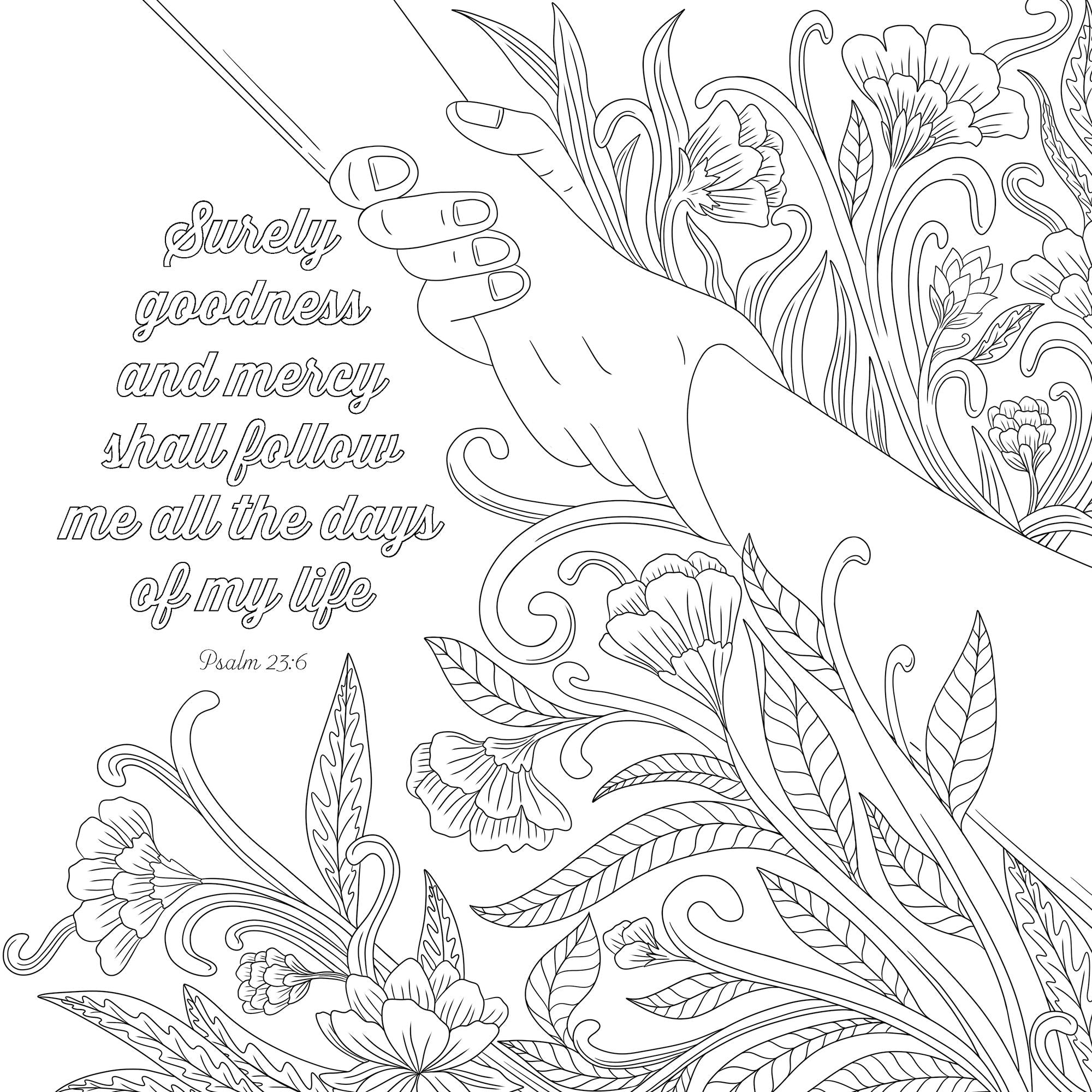 A Garden of Gratitude: Inspirational Quotes to Color, Heal, and Empower