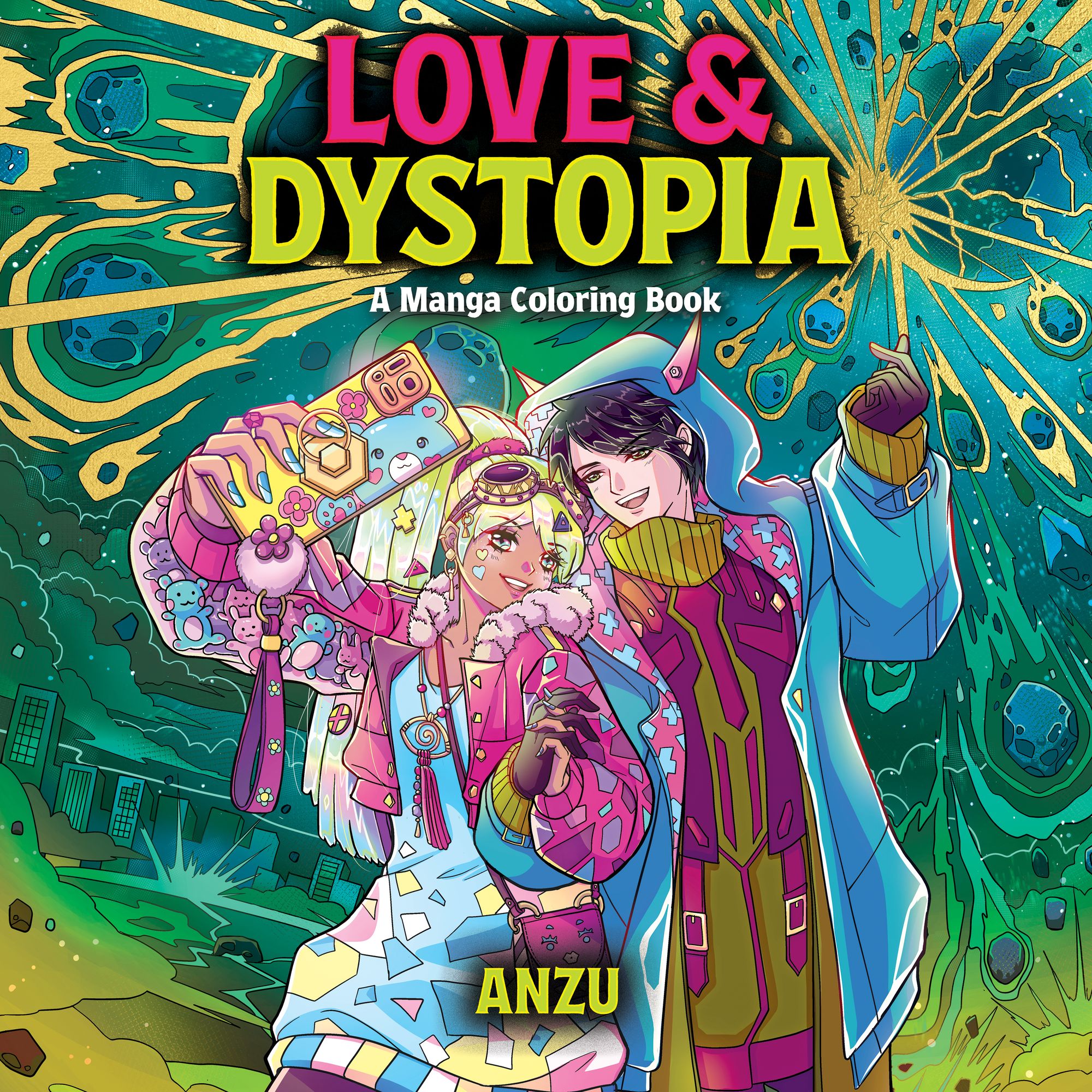 Love & Dystopia: A Manga Coloring Book