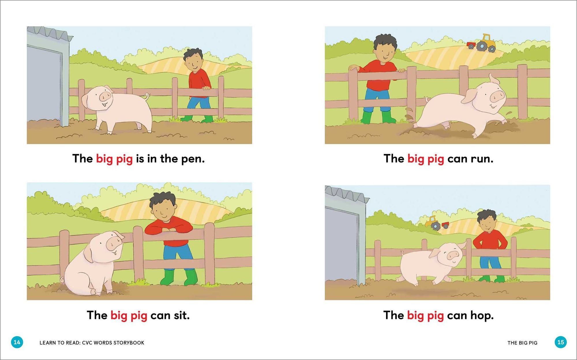 Learn to Read: CVC Words Storybook: 20 Simple Stories & Activities for Beginner Readers