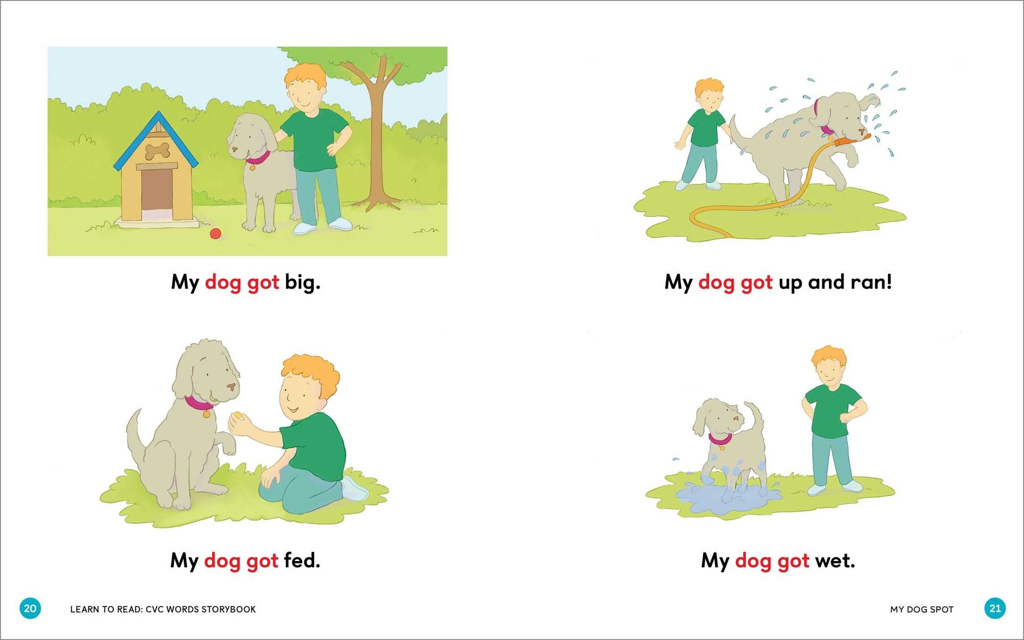 Learn to Read: CVC Words Storybook: 20 Simple Stories & Activities for Beginner Readers