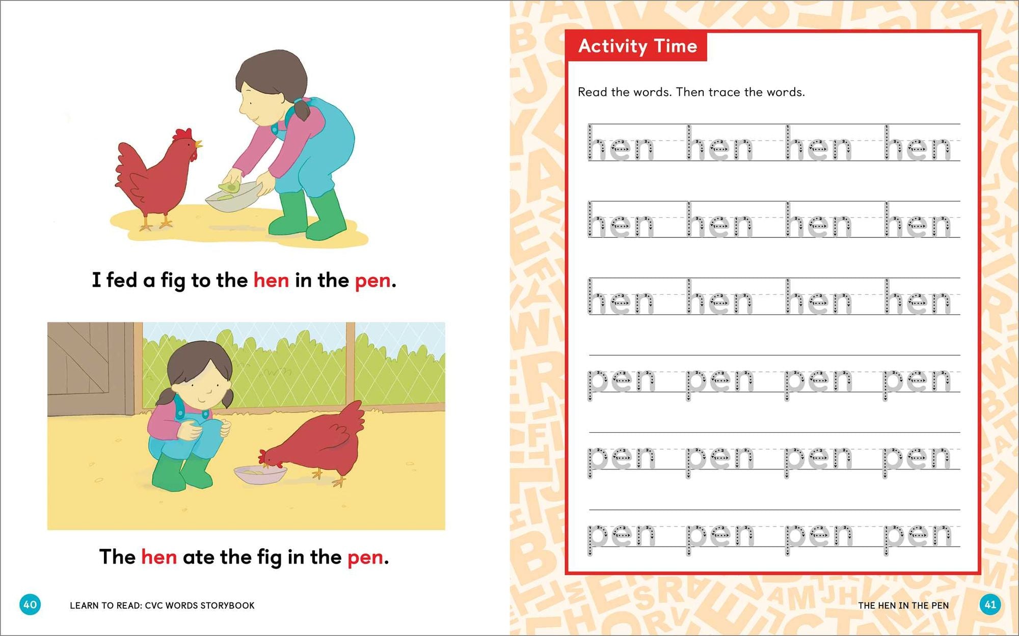 Learn to Read: CVC Words Storybook: 20 Simple Stories & Activities for Beginner Readers