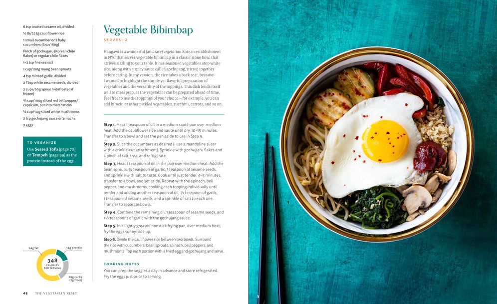 The Vegetarian Reset: 75 Low-Carb, Plant-Forward Recipes from Around the World