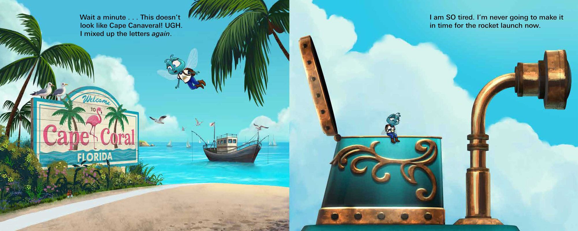 The Fly Who Flew Under the Sea