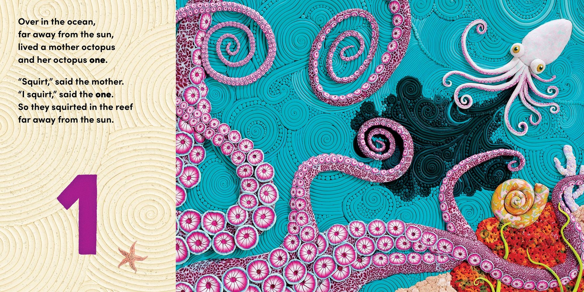 Over in the Ocean: A beach baby animal habitat book