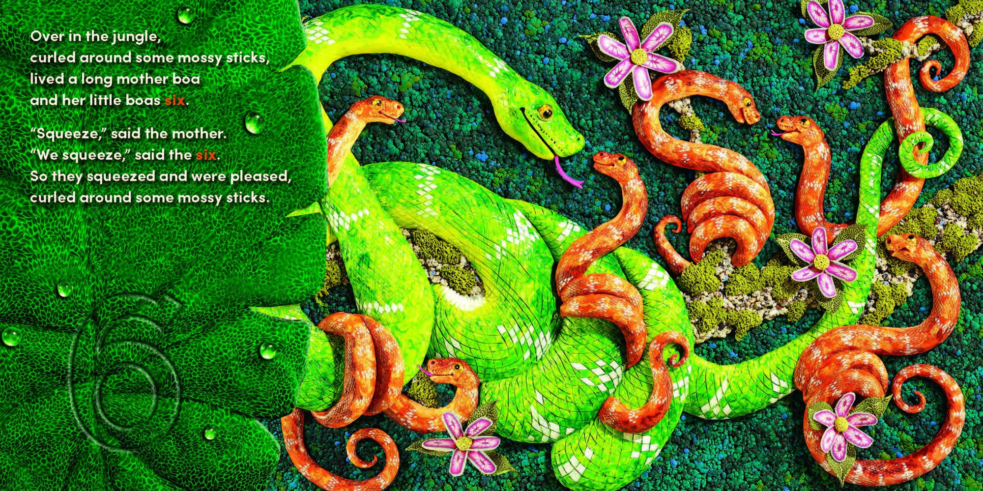Over in the Jungle: A rain forest baby animal counting book