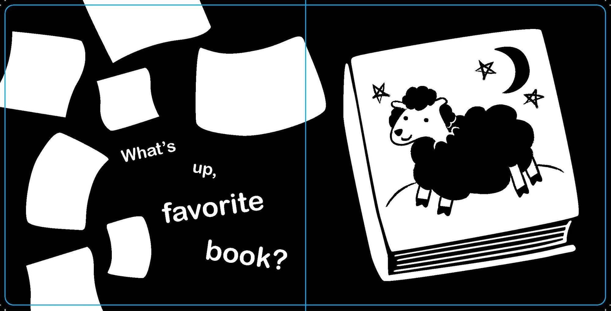 Hello, Bedtime: A Perfect High-Contrast Black-and-White Board Book for a Baby Shower Gift to Newborns and Babies