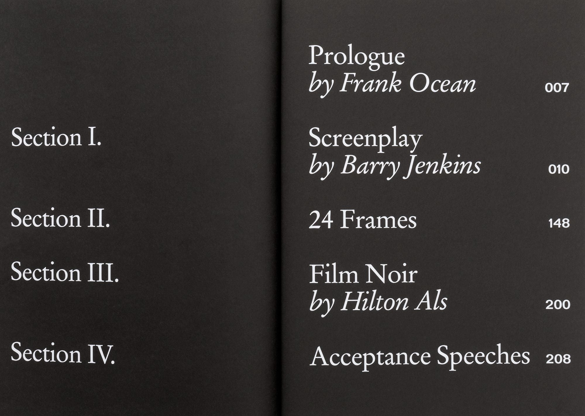 Moonlight Screenplay