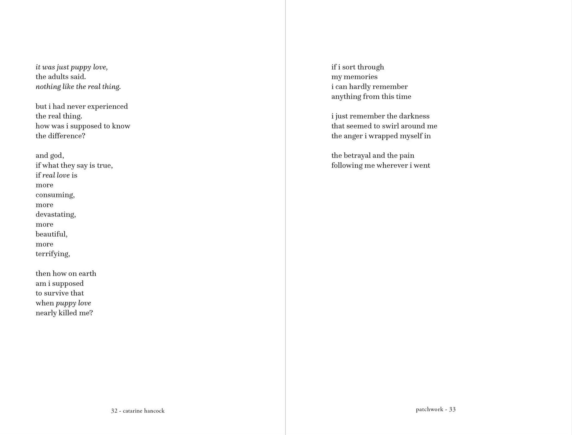 Patchwork: A Poet's Guide to Love