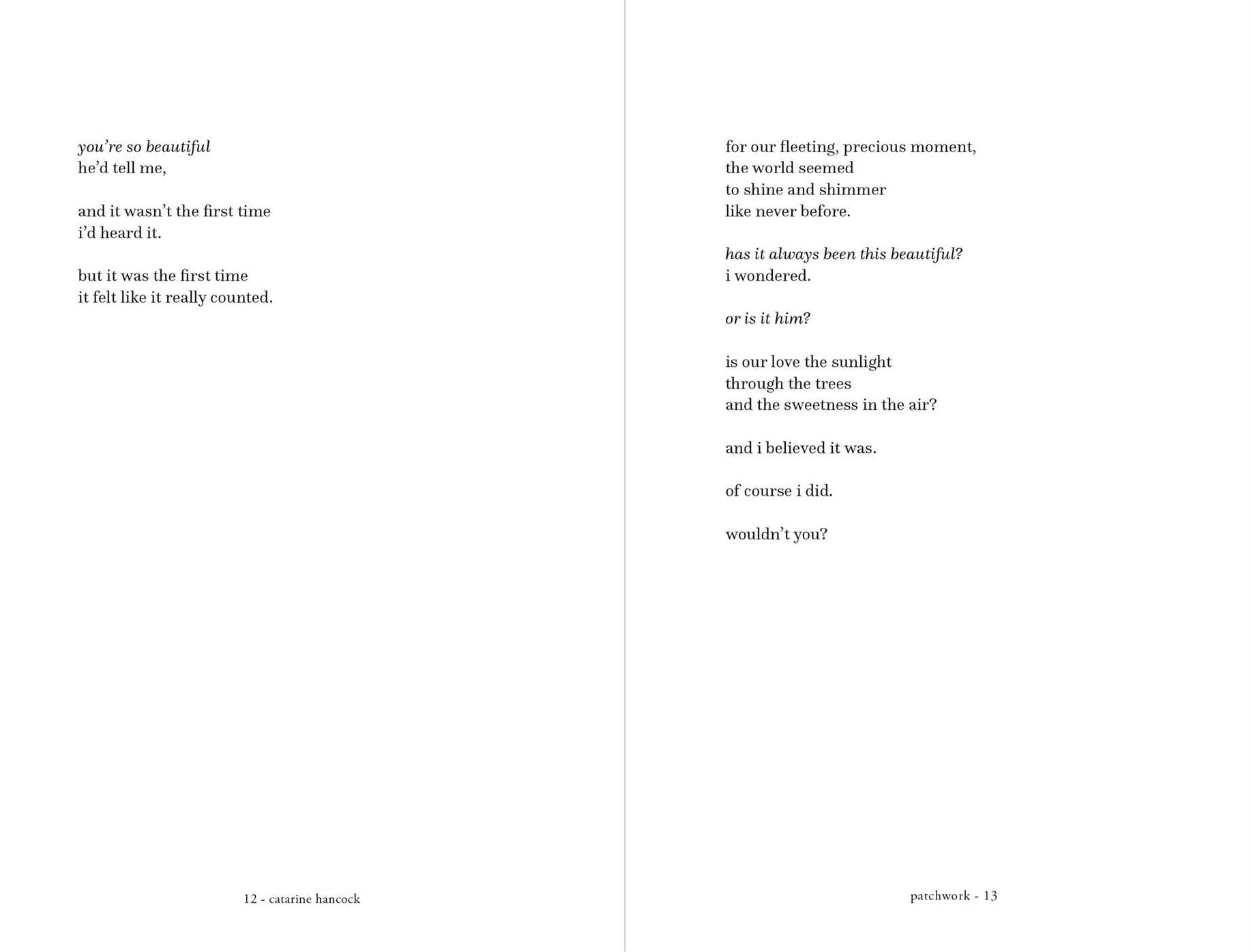 Patchwork: A Poet's Guide to Love