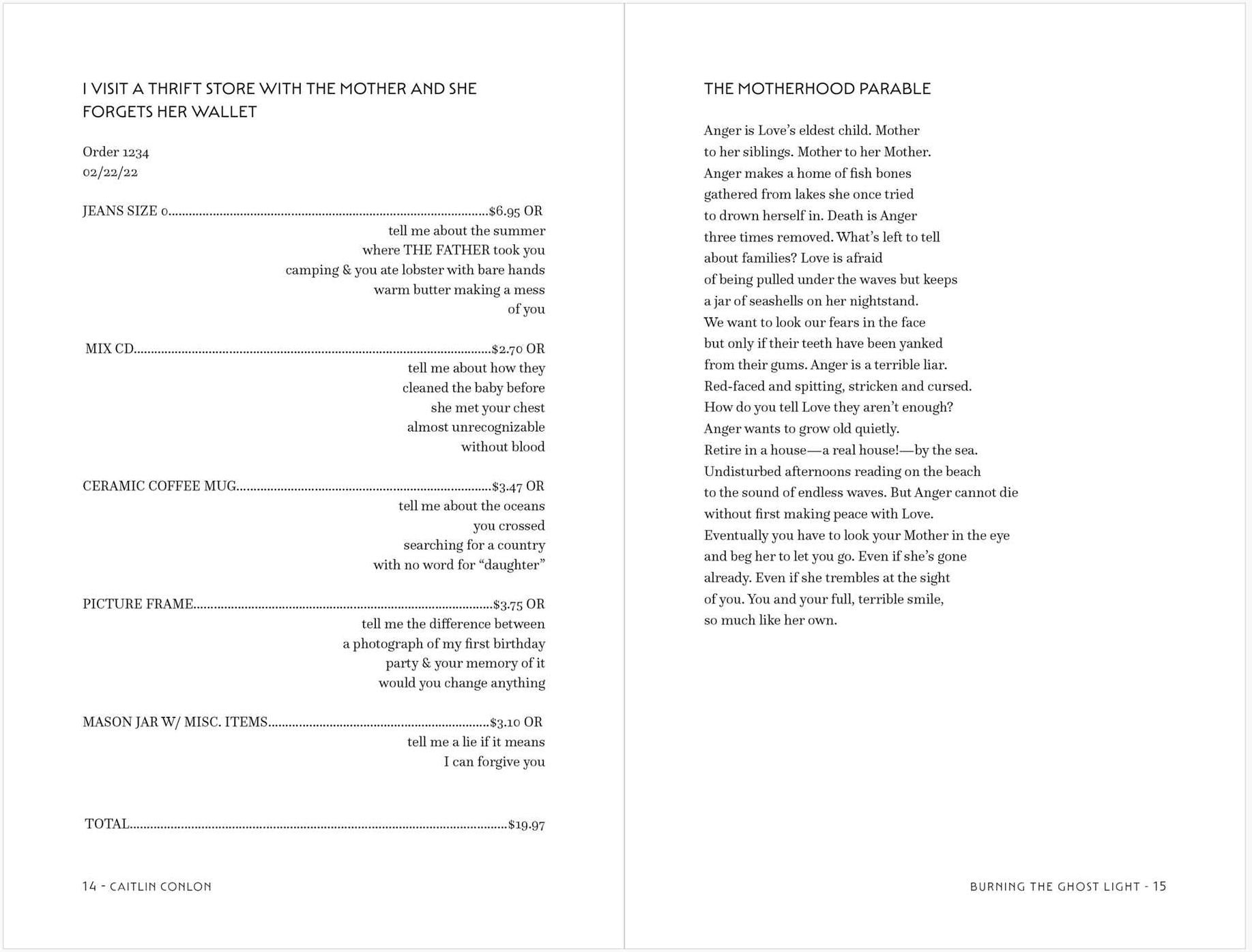 Burning the Ghost Light: Poems