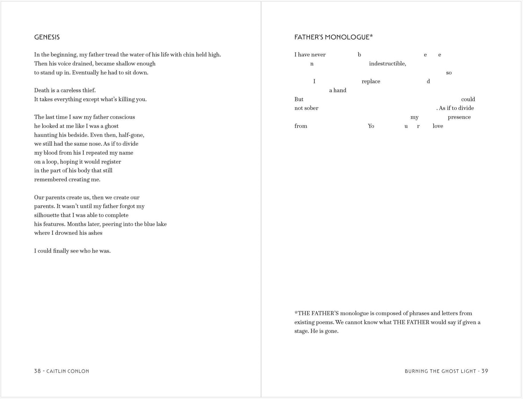 Burning the Ghost Light: Poems