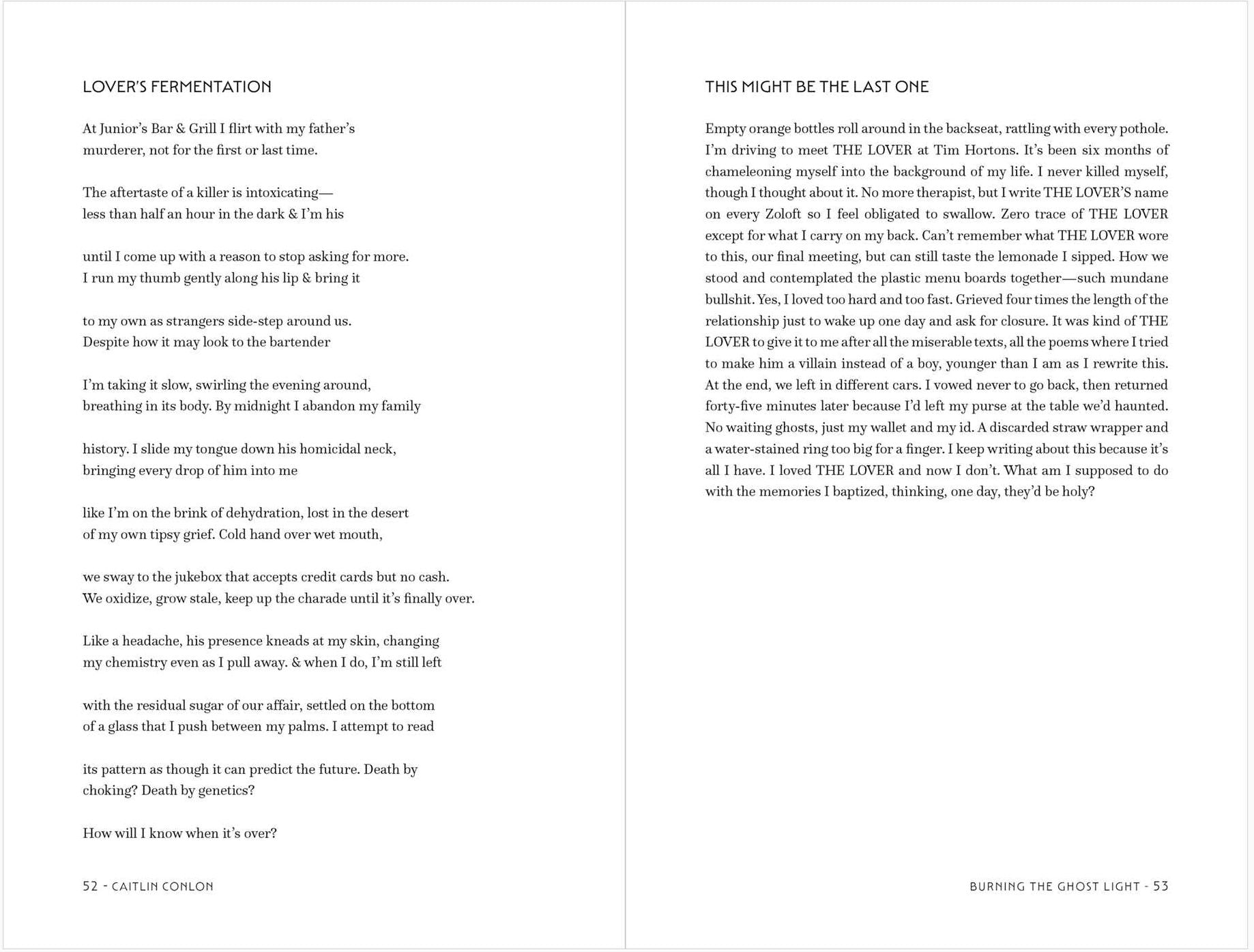 Burning the Ghost Light: Poems