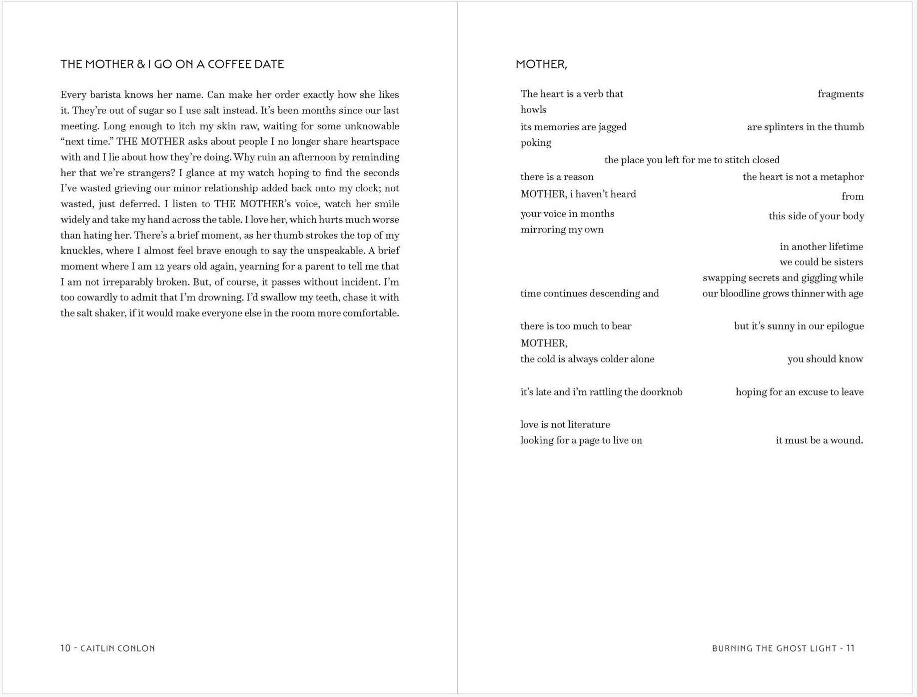 Burning the Ghost Light: Poems