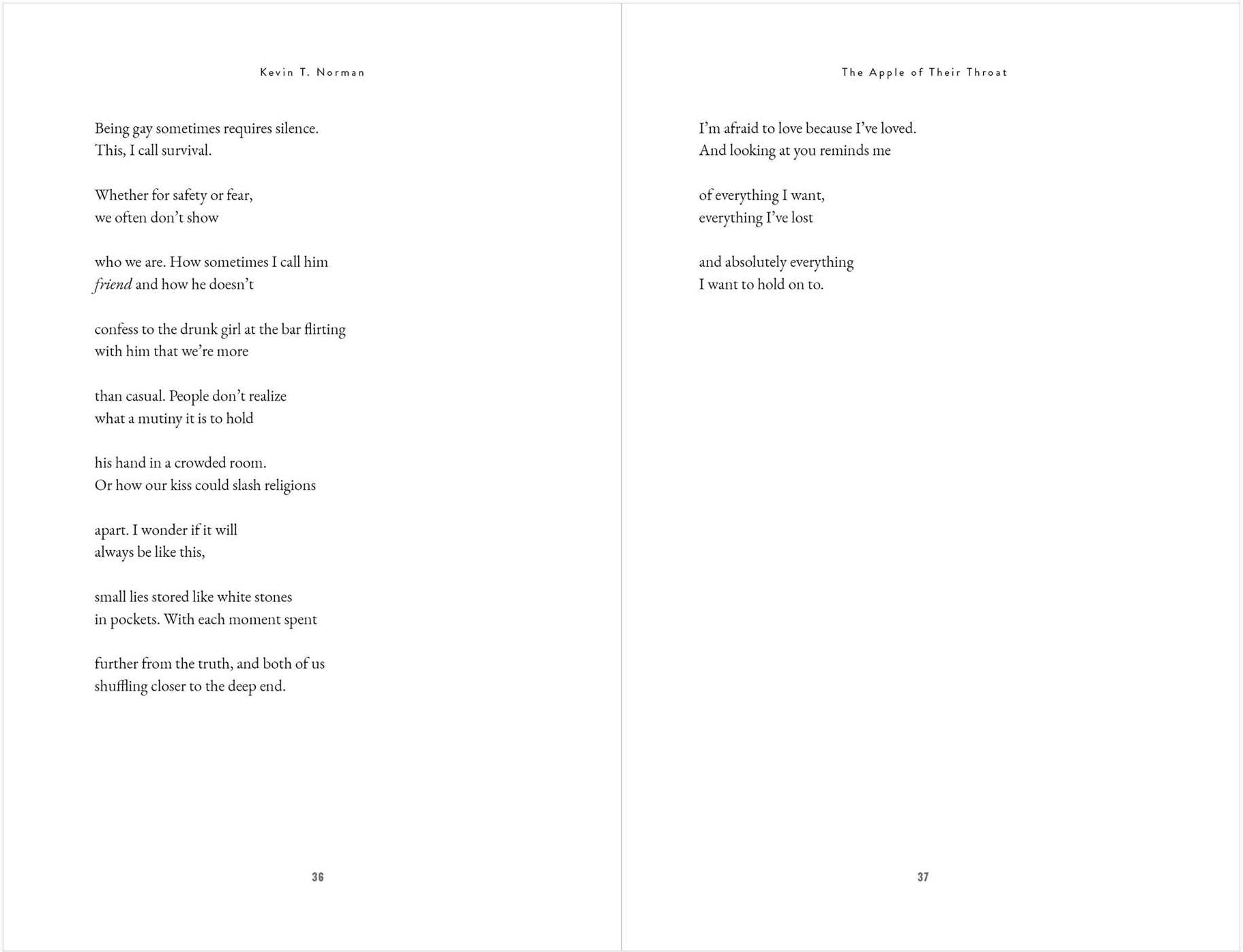 The Apple of Their Throat: Poems