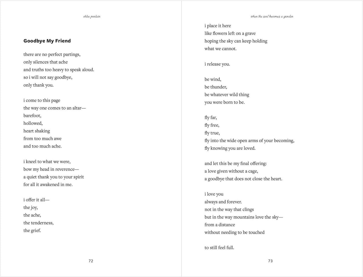 When the Soul Becomes a Garden: Poems and Intuitive Healing