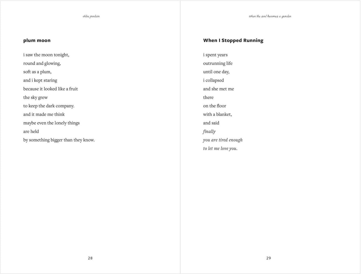 When the Soul Becomes a Garden: Poems and Intuitive Healing
