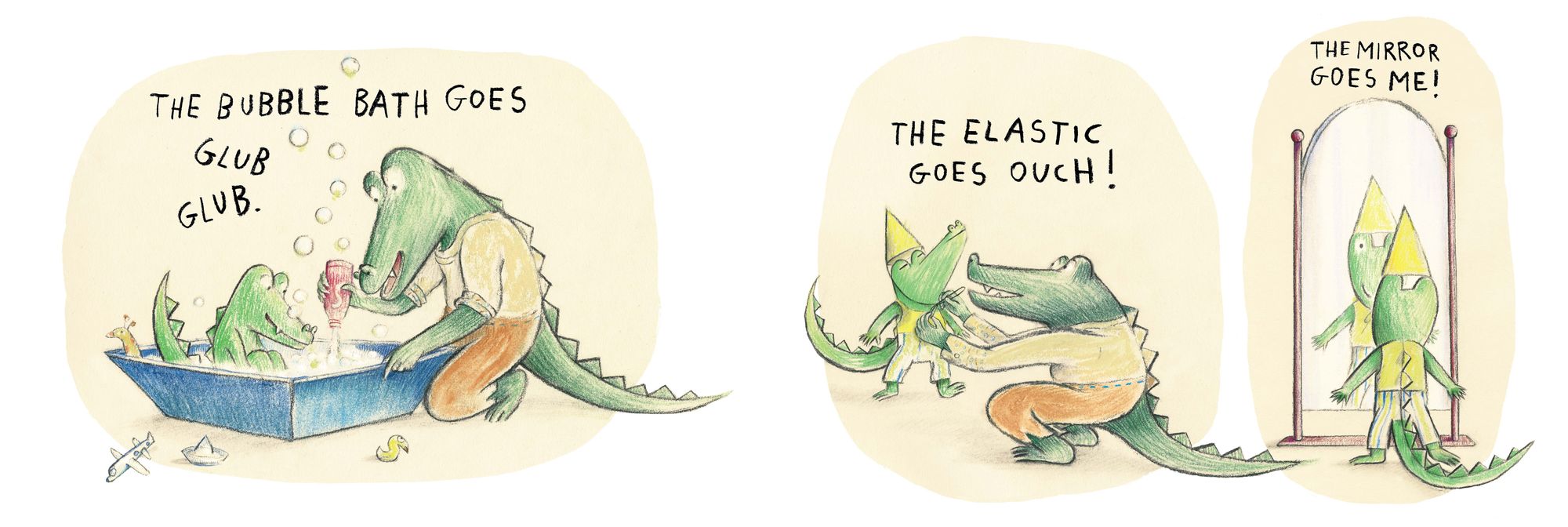 What Does Little Crocodile Say At the Birthday Party?