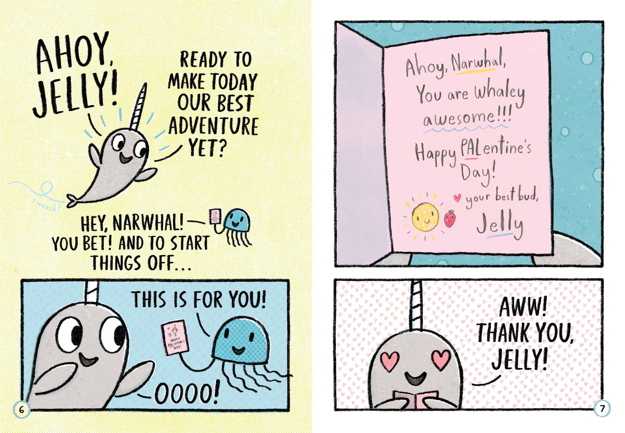 A Waffle Lot of Love! (A Narwhal and Jelly Book #10)