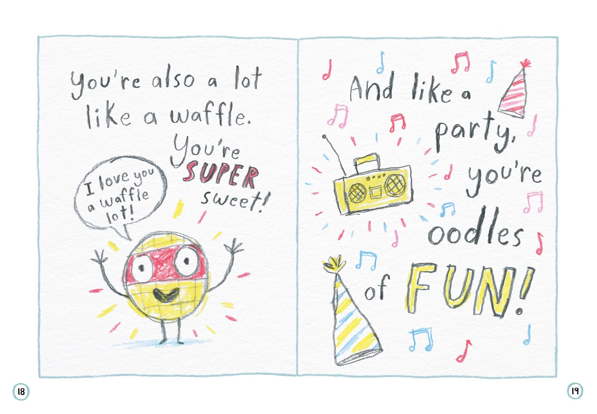 A Waffle Lot of Love! (A Narwhal and Jelly Book #10)
