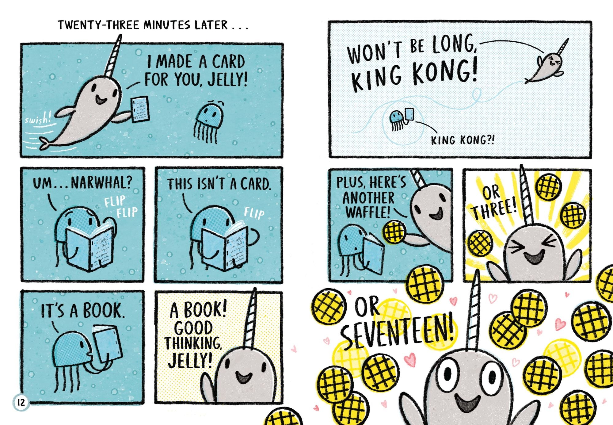 A Waffle Lot of Love! (A Narwhal and Jelly Book #10)