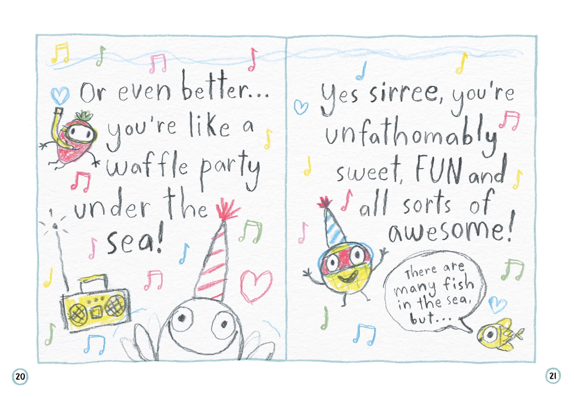 A Waffle Lot of Love! (A Narwhal and Jelly Book #10)
