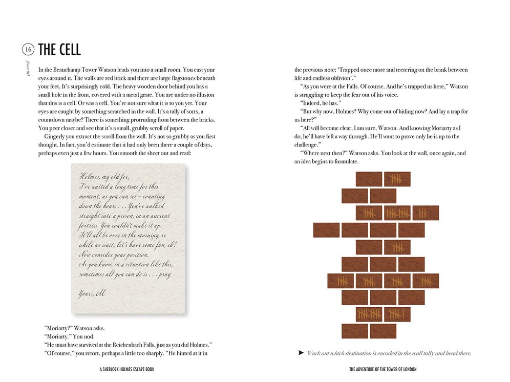 Sherlock Holmes Escape Book: Adventure of the Tower of London: Solve the Puzzles to Escape the Pages