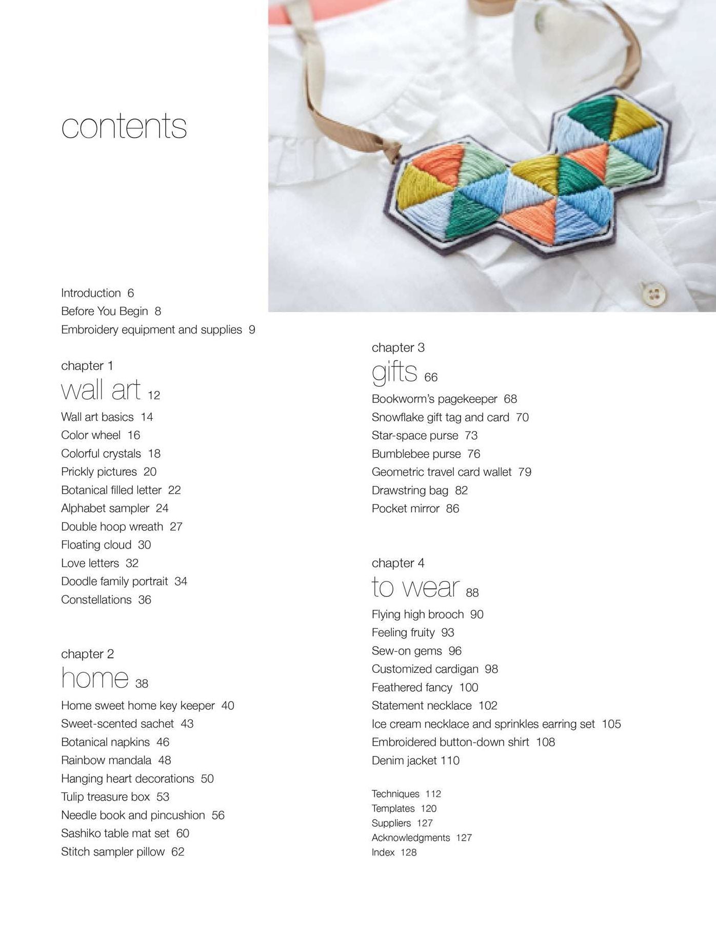 Modern Embroidery: 35 stylish and contemporary hand-sewn designs