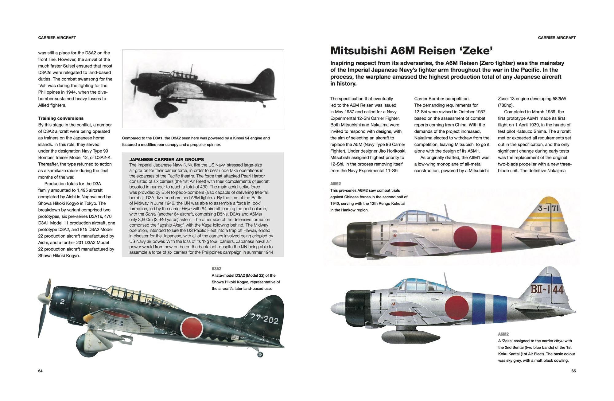 Japanese Aircraft of World War II: 1937-1945