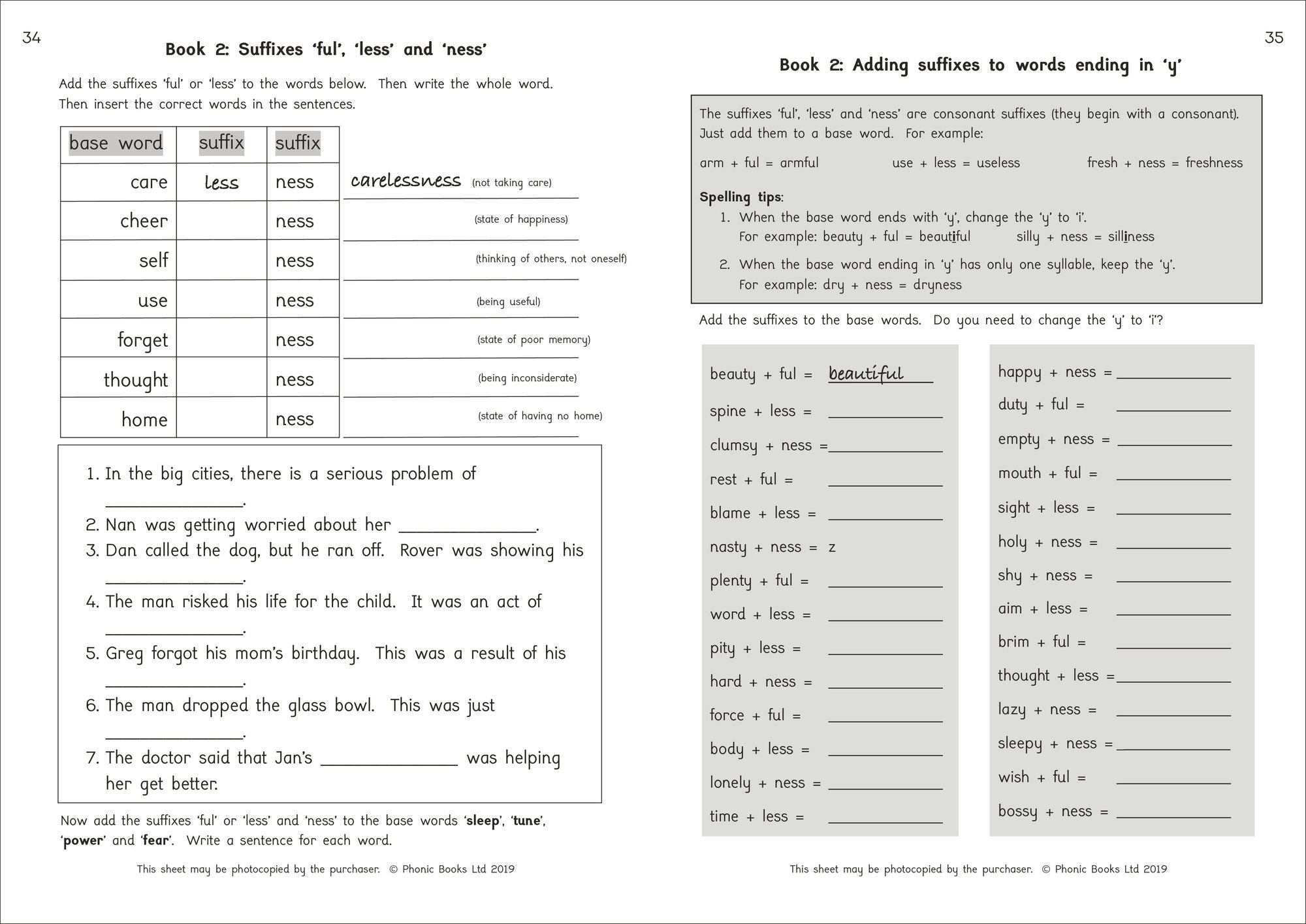 Phonic Books Amber Guardians Activities: Photocopiable Activities Accompanying Amber Guardians Books for Older Readers (Suffixes, Prefixes and Root Words, Morphology)