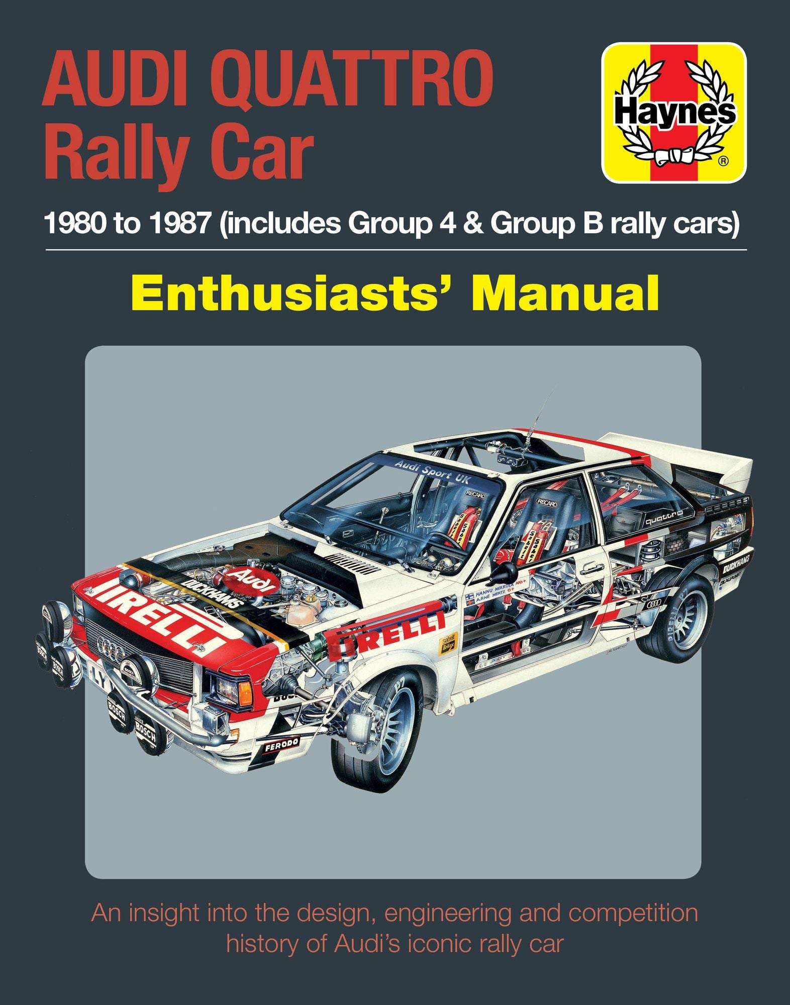 Audi Quattro Rally Car Enthusiasts' Manual: 1980 to 1987 (includes Group 4 & Group B rally cars) * An insight into the design, engineering and competition history of Audi's iconic rally car