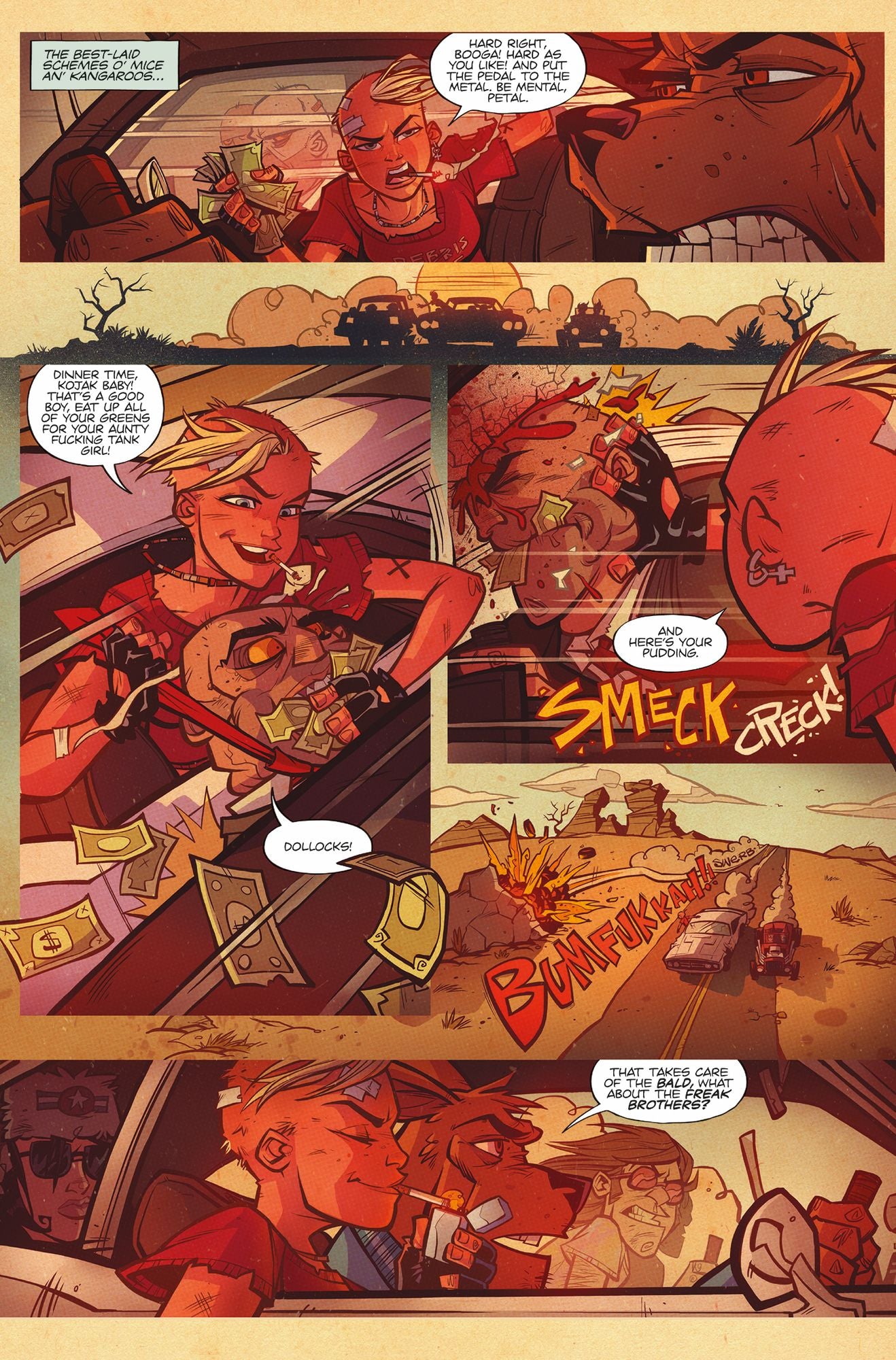 Tank Girl: Unclenched Slipcase Set