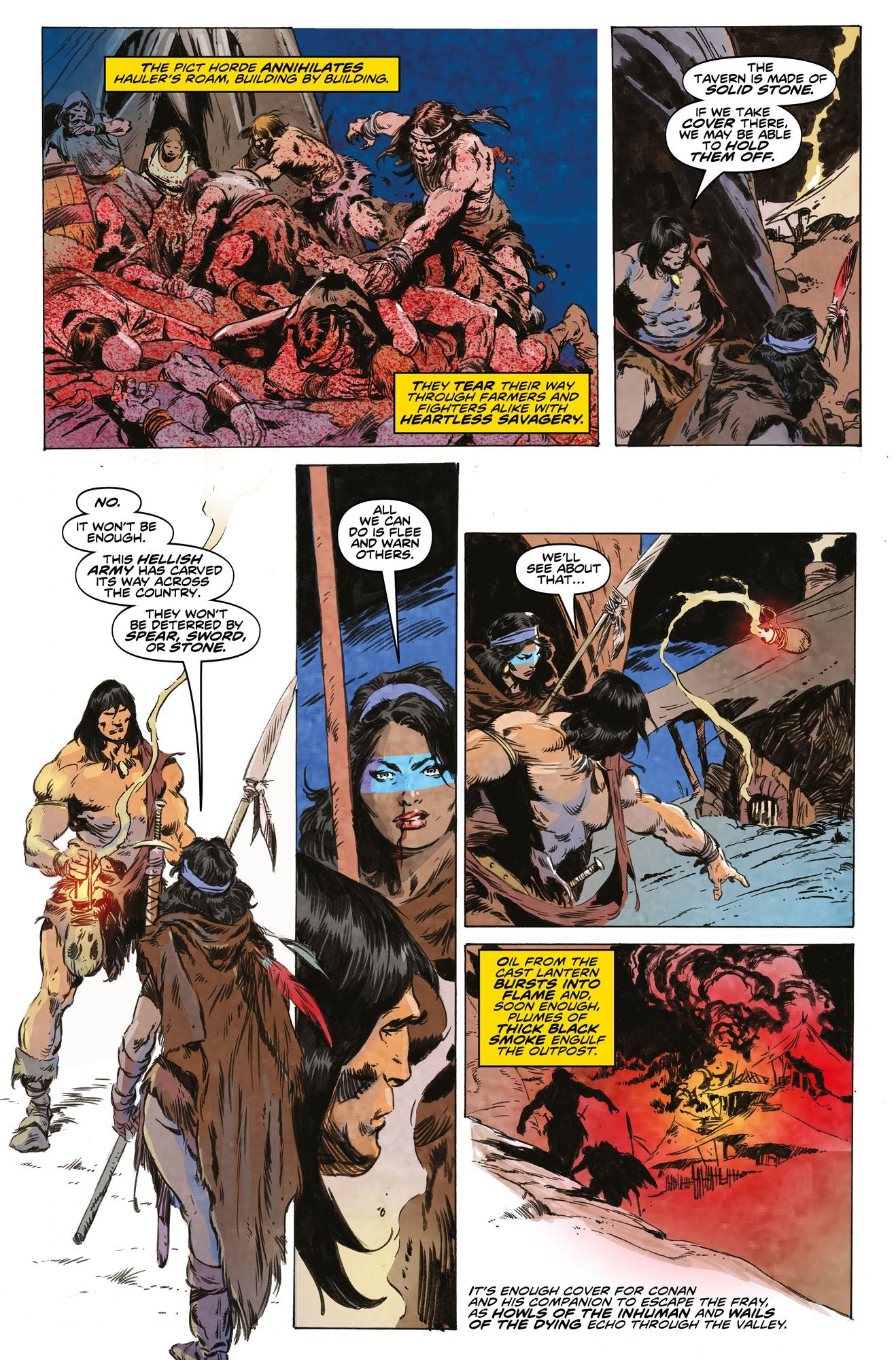 Conan the Barbarian Vol. 1: Bound In Black Stone Deluxe Edition