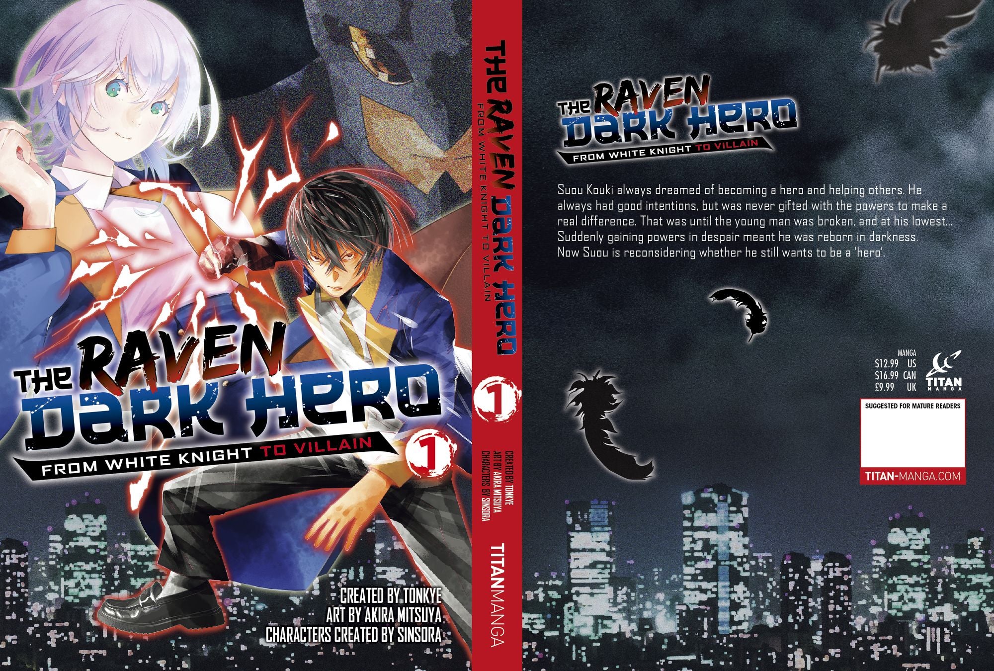 The Raven Dark Hero Vol.1