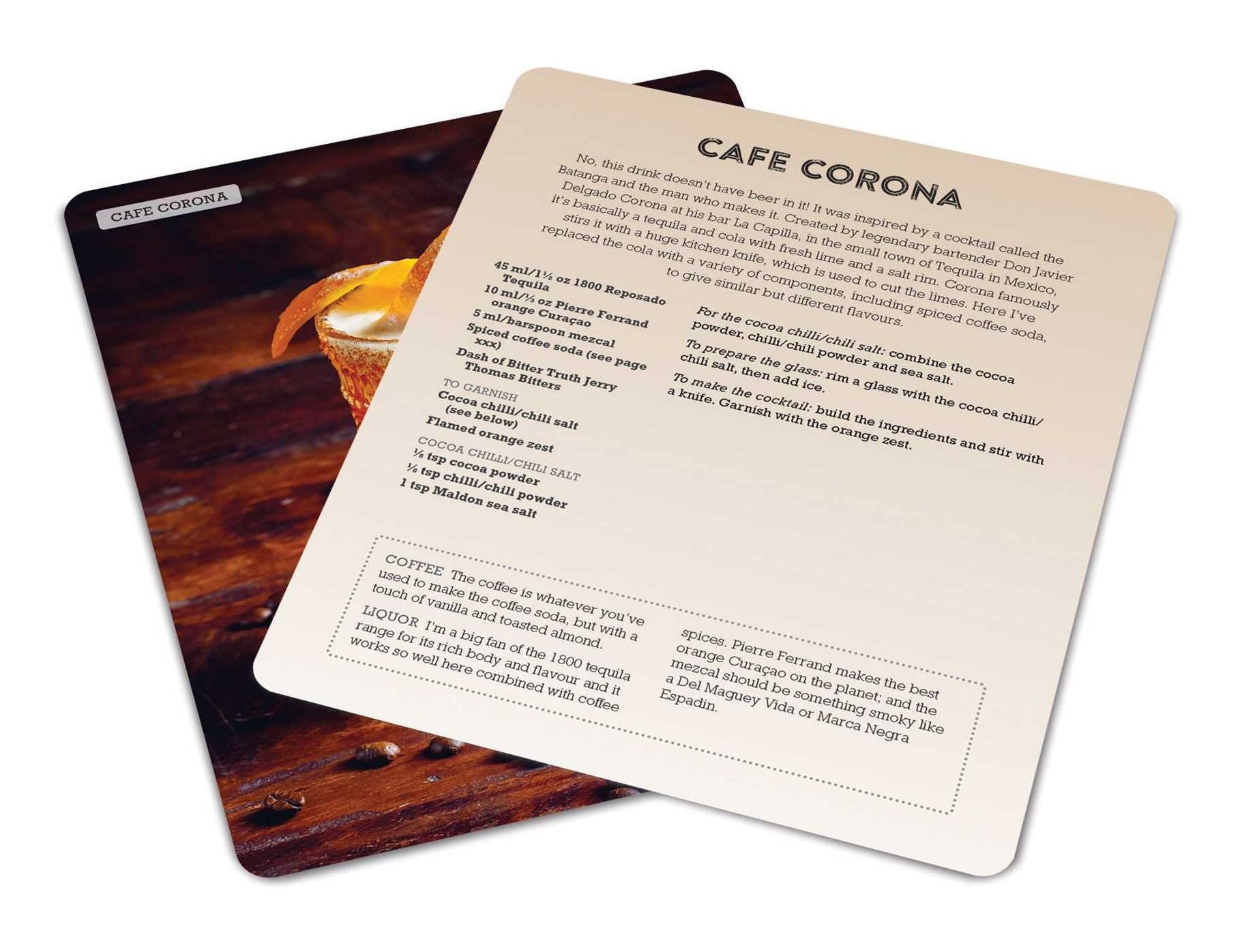 Coffee Cocktails deck: 50 cards for delicious drinks that mix coffee & liquor