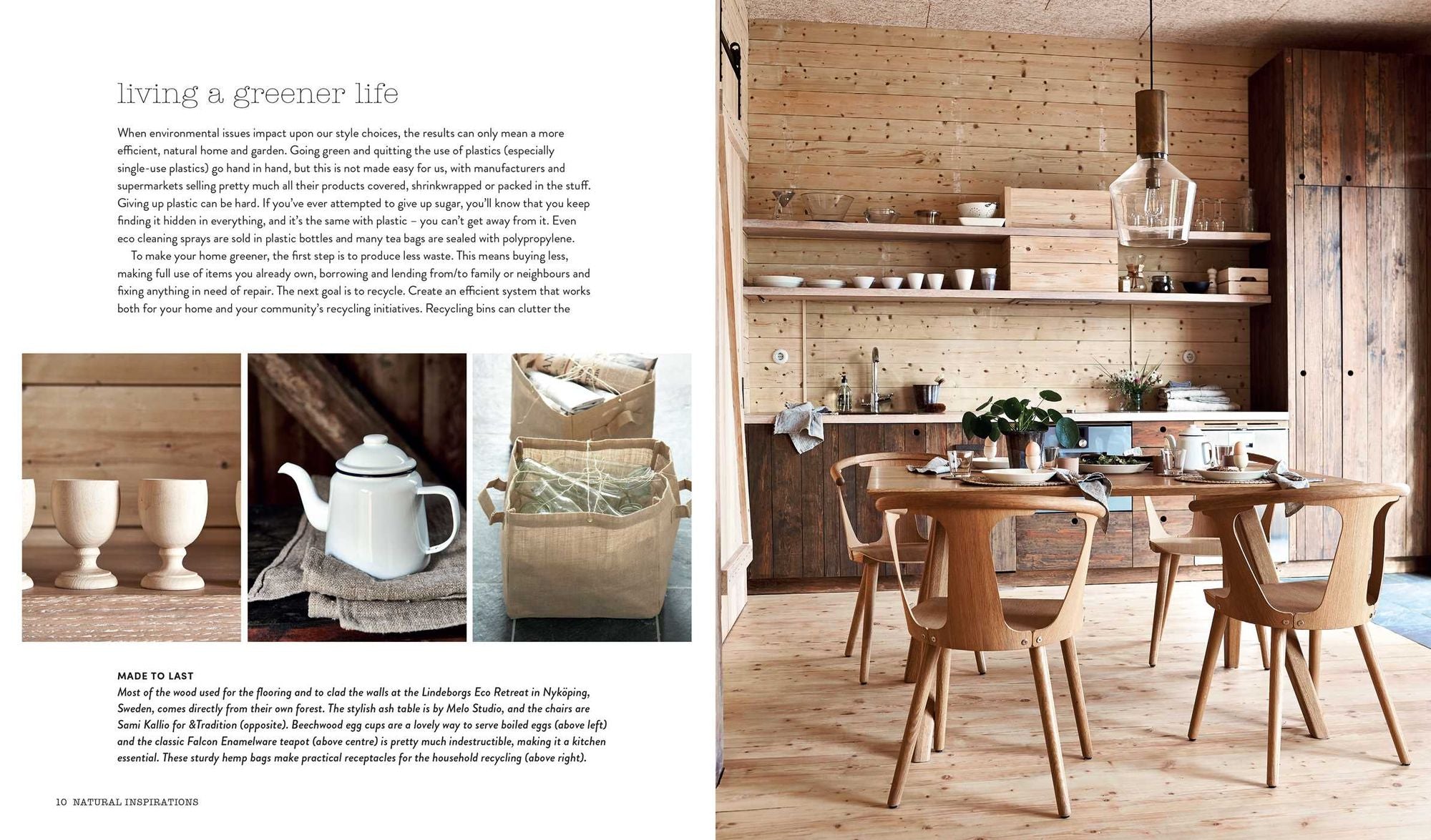 Naturally Sustainable Style: Inspirational ideas for beautiful eco-friendly homes