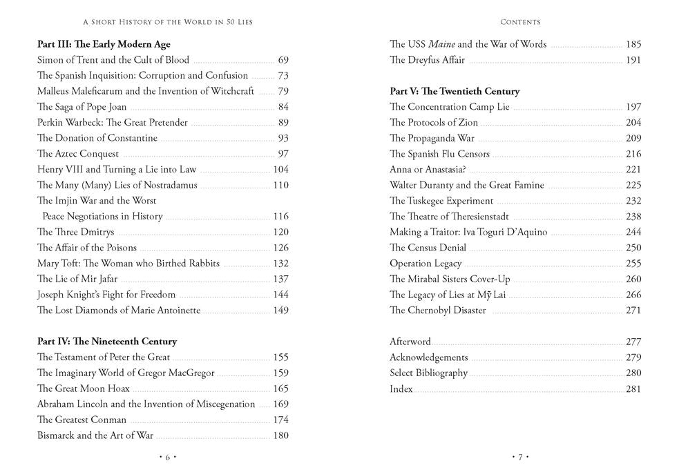 A Short History of the World in 50 Lies