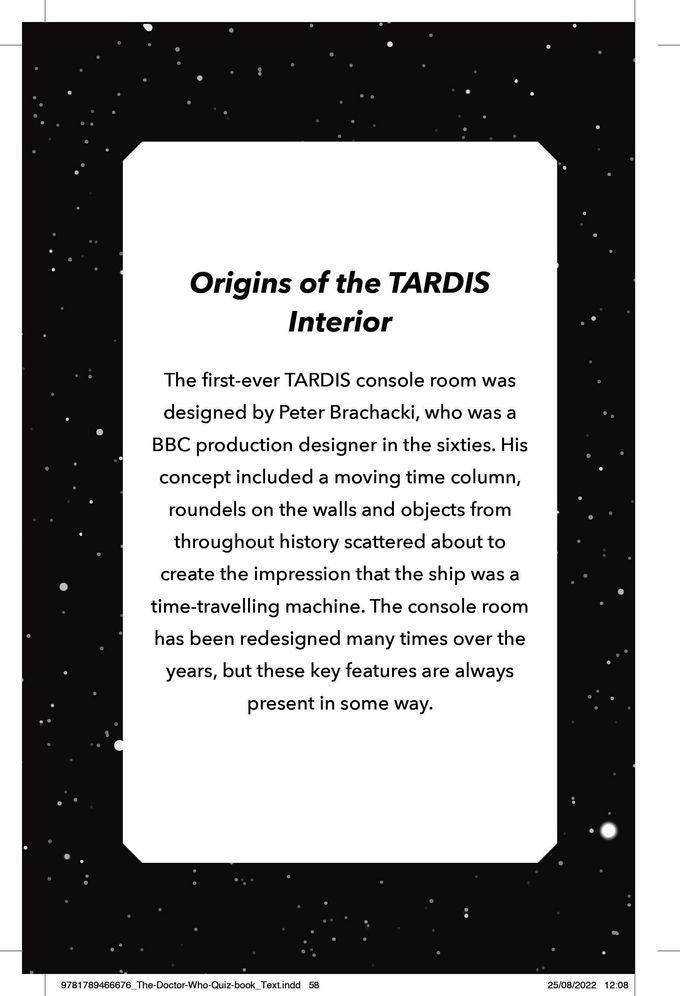 The Doctor Who Quiz Book
