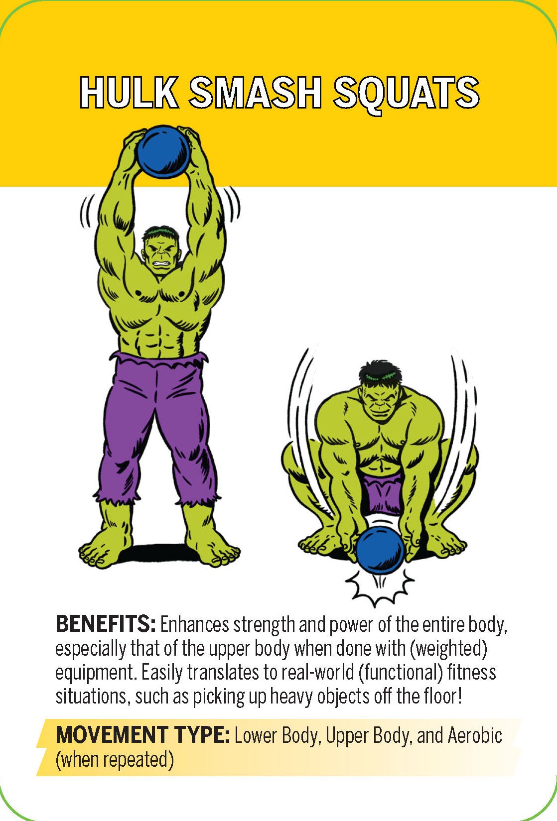 Marvel Fitness Deck: Be the Hero of Your Exercise Adventure
