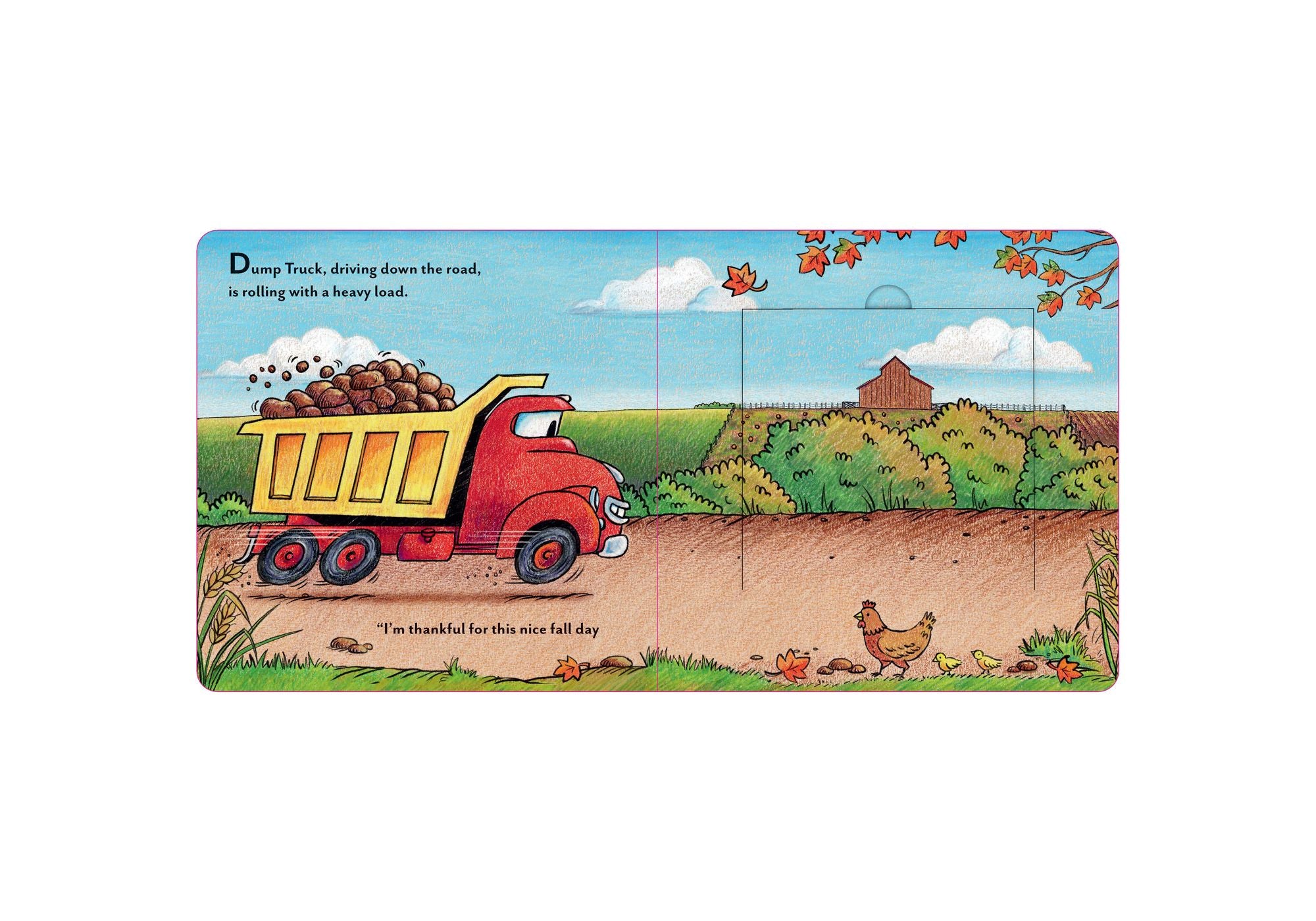 Construction Site A Thankful Night: A Thanksgiving Lift-the-Flap Book