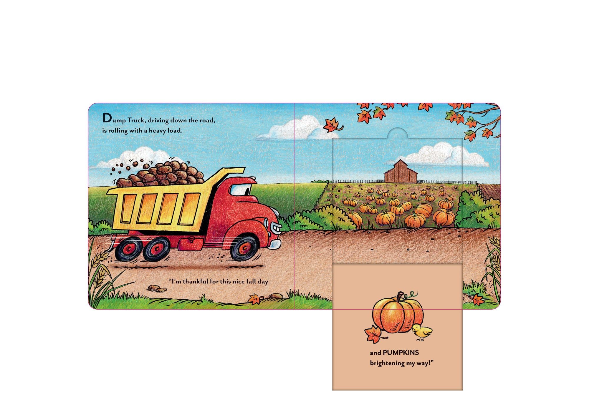 Construction Site A Thankful Night: A Thanksgiving Lift-the-Flap Book