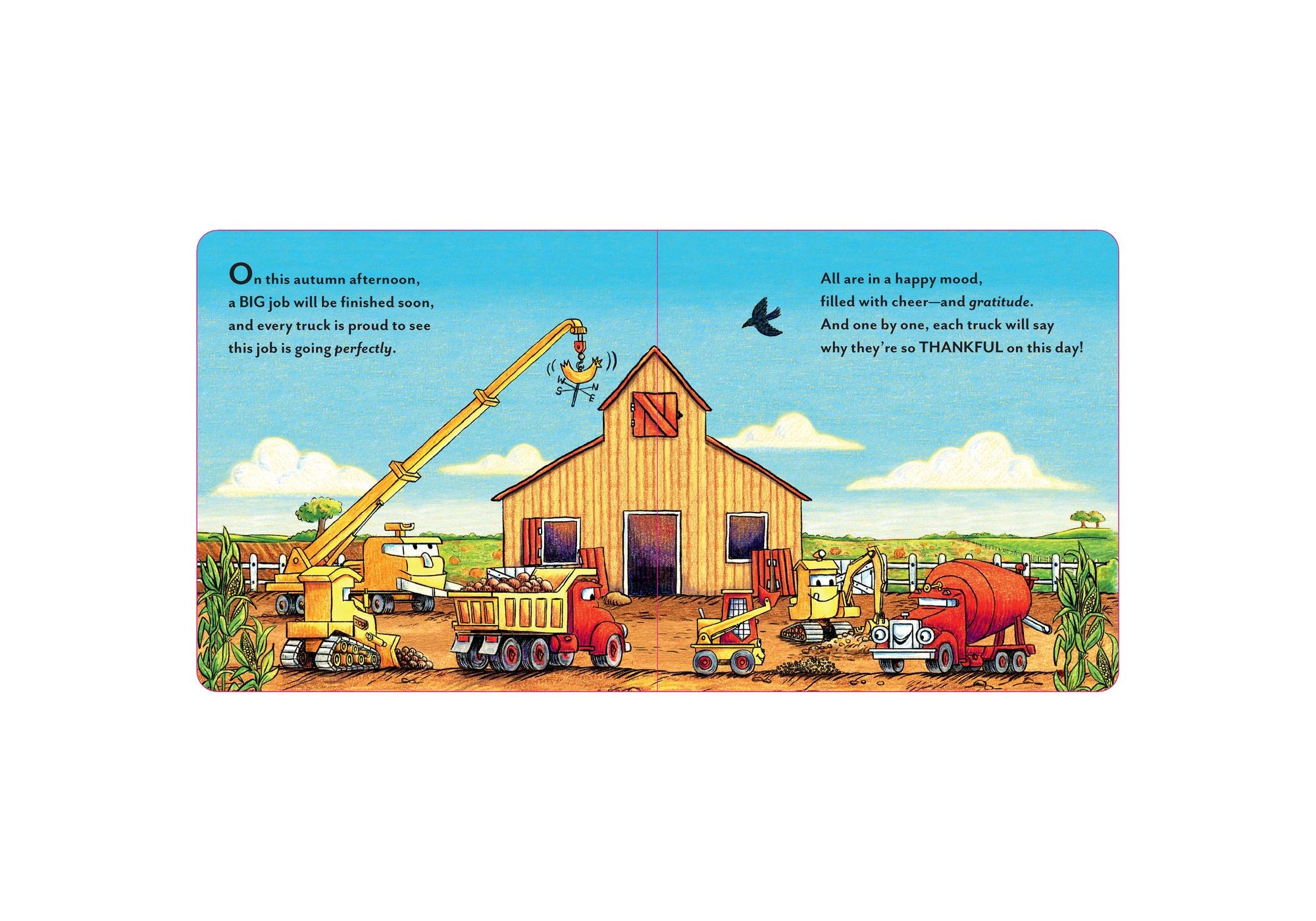Construction Site A Thankful Night: A Thanksgiving Lift-the-Flap Book