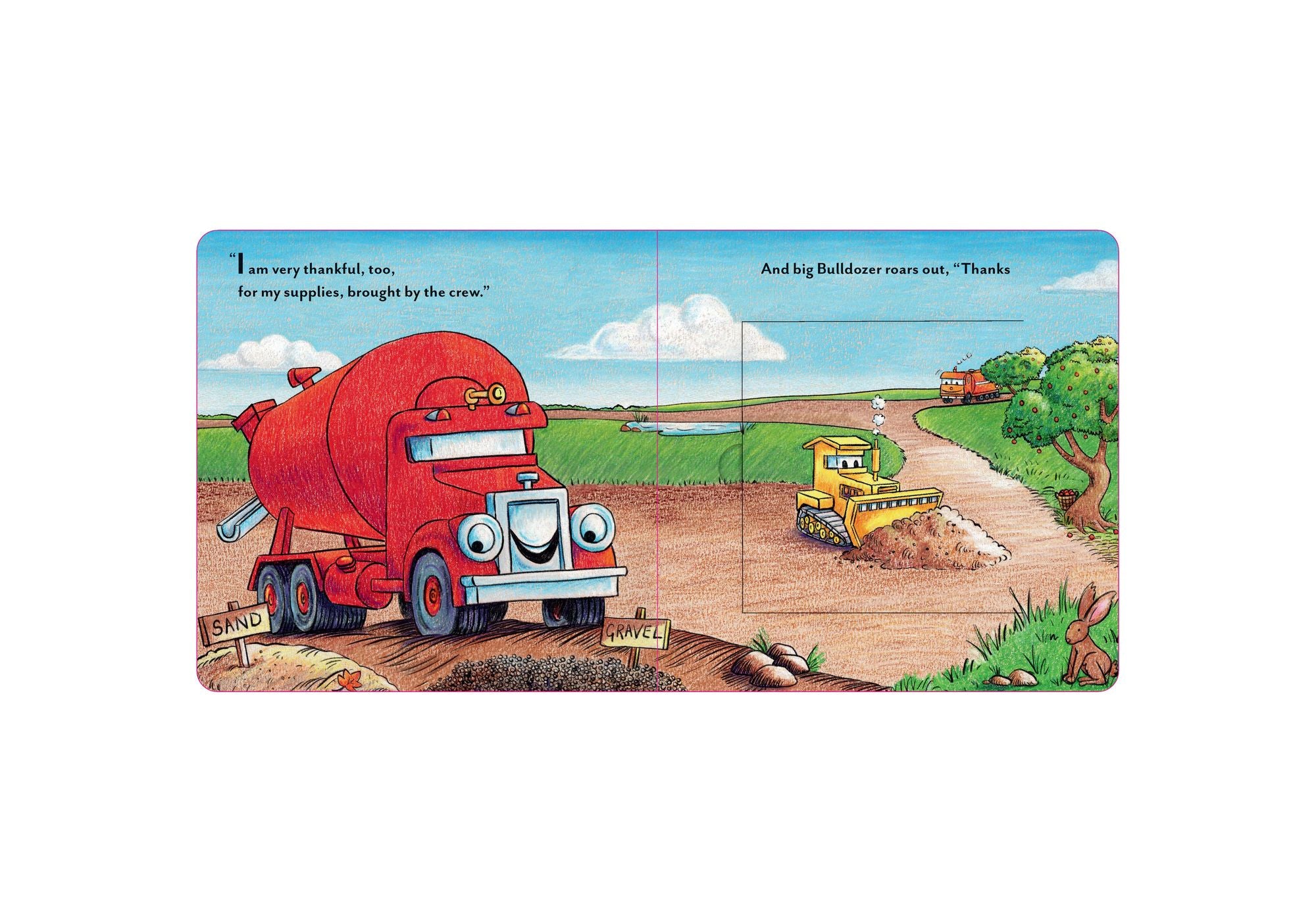 Construction Site A Thankful Night: A Thanksgiving Lift-the-Flap Book
