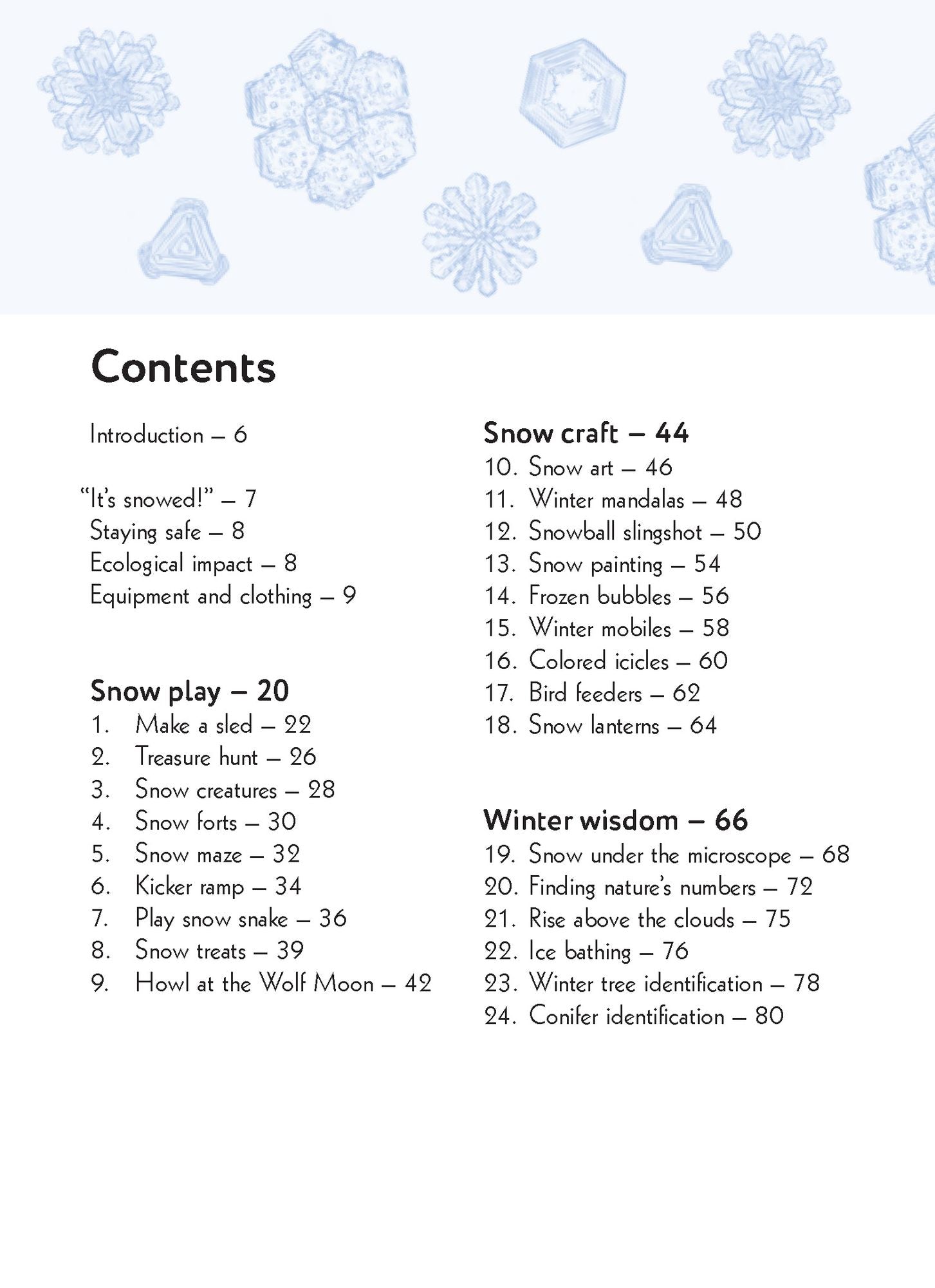 50 Things to Do in the Snow