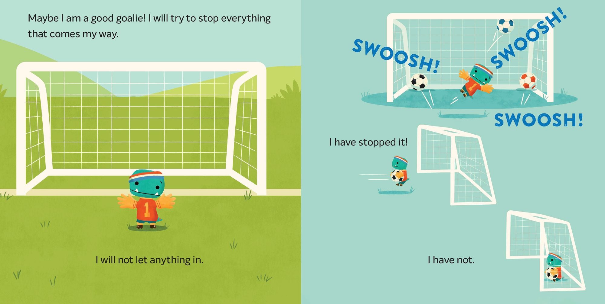 Tiny T. Rex Tries Soccer: A Tiny T. Rex Book-Includes Stickers Inside!