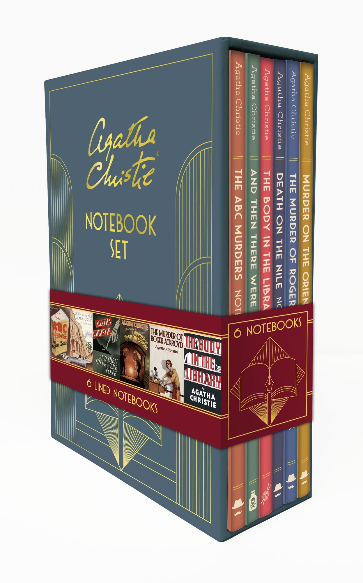 Agatha Christie Notebook Set