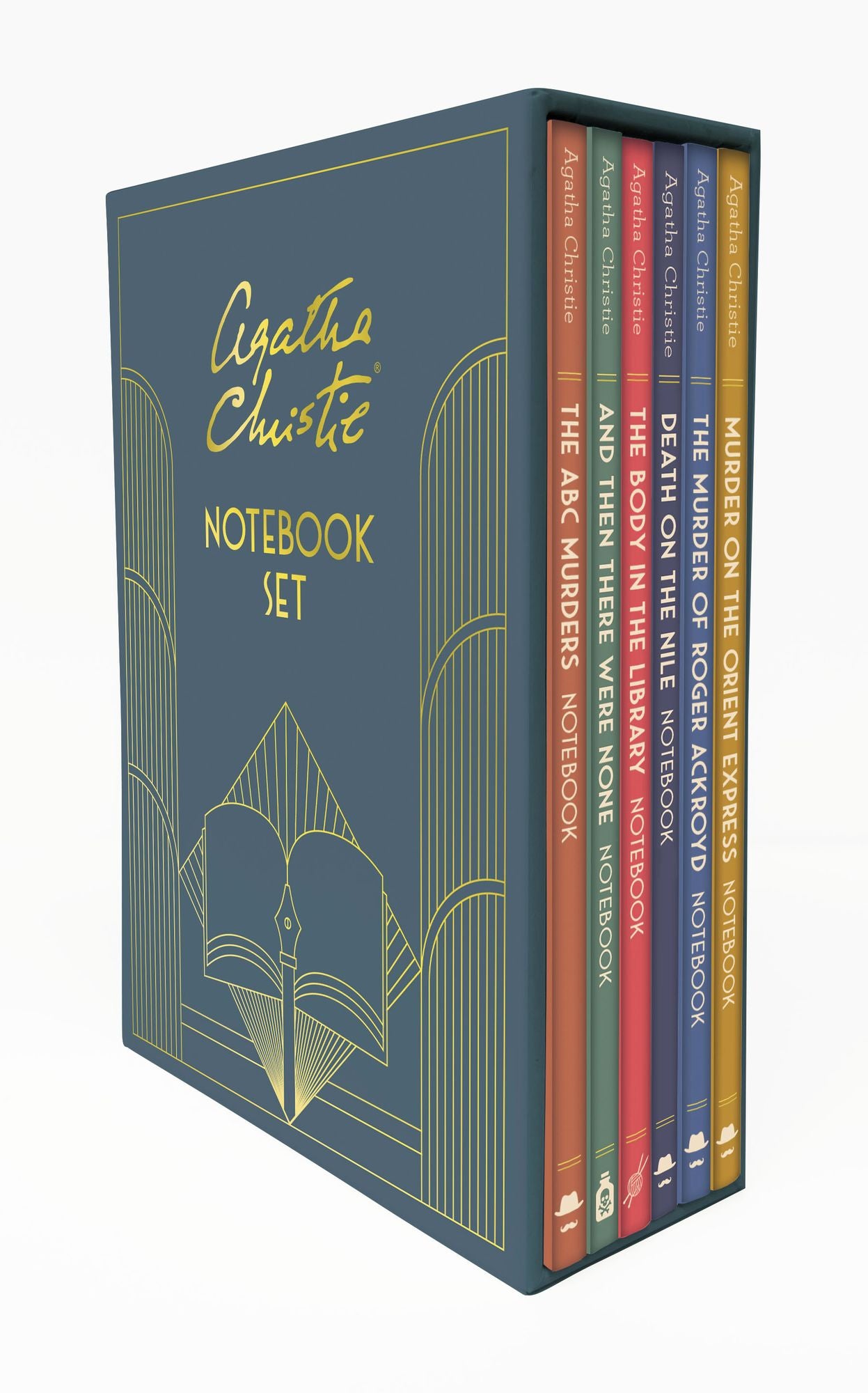 Agatha Christie Notebook Set