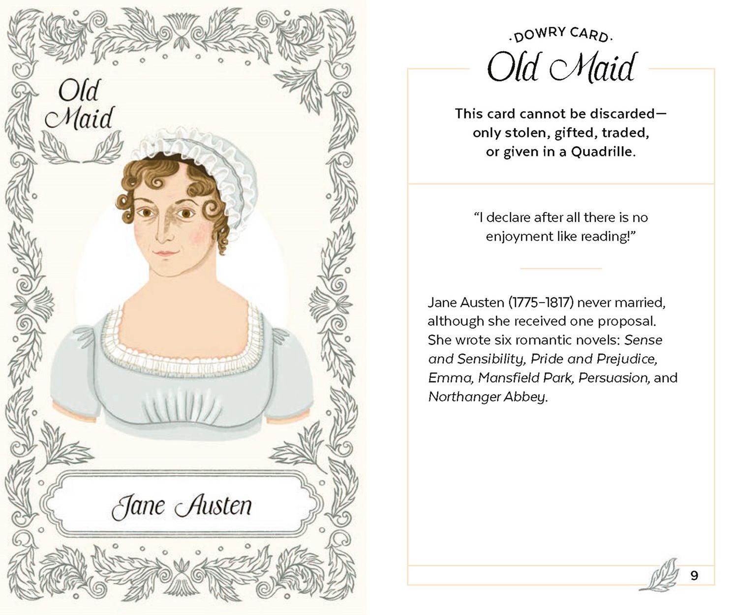 Jane Austen's Dowries & Dalliances: A Literary Card Game