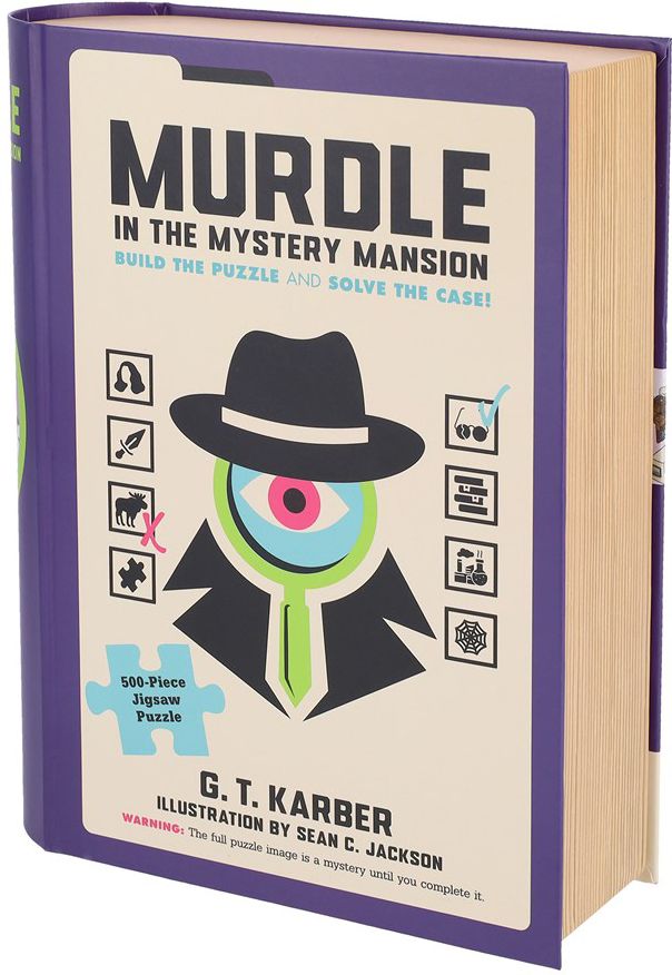 Murdle in the Mystery Mansion 500-Piece Jigsaw Puzzle