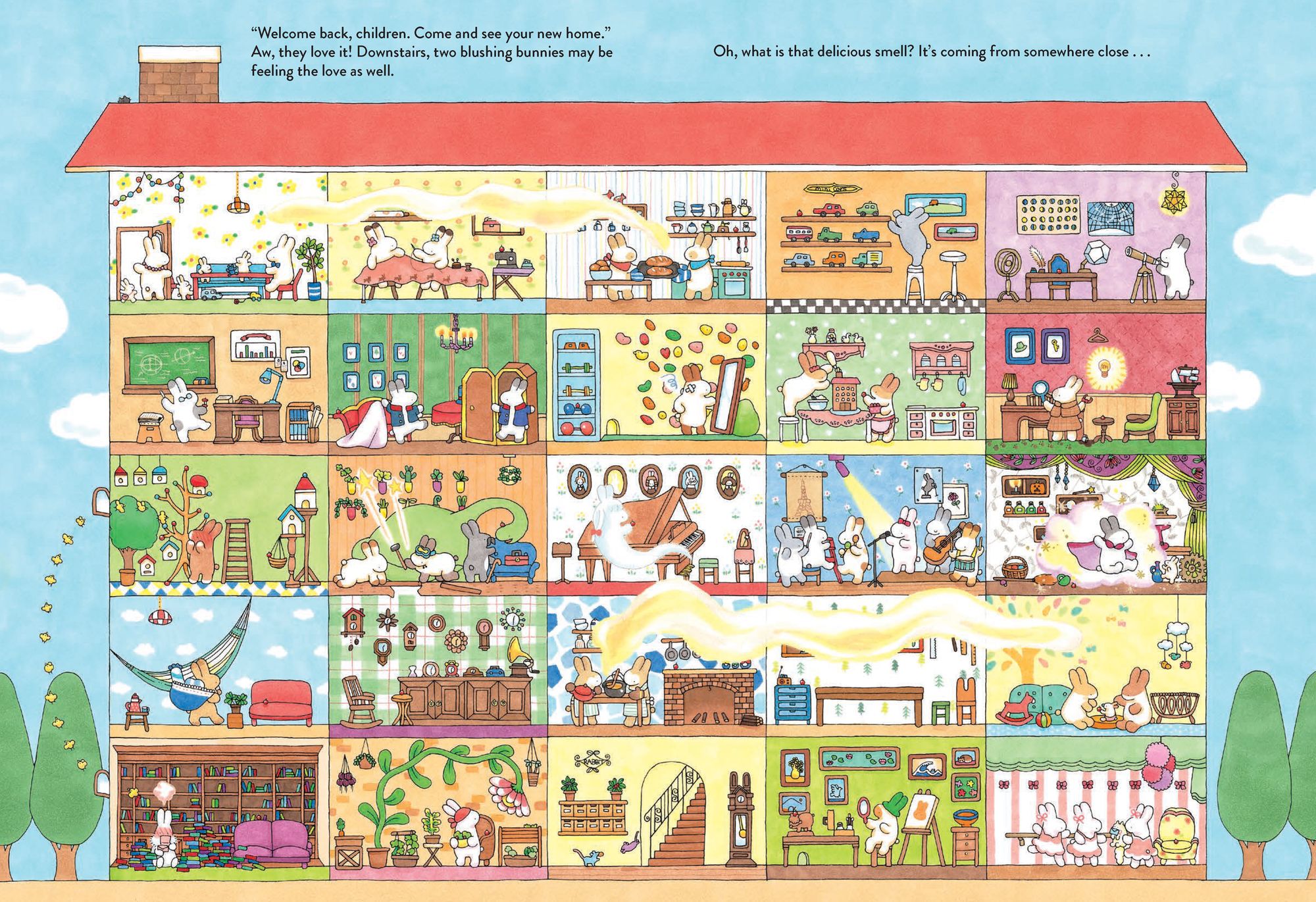 Welcome to the Rabbit Residence: A Seek-and-Find Story